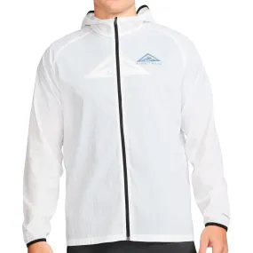 Nike Trail Aireez Lightweight Trail Running Jacket White