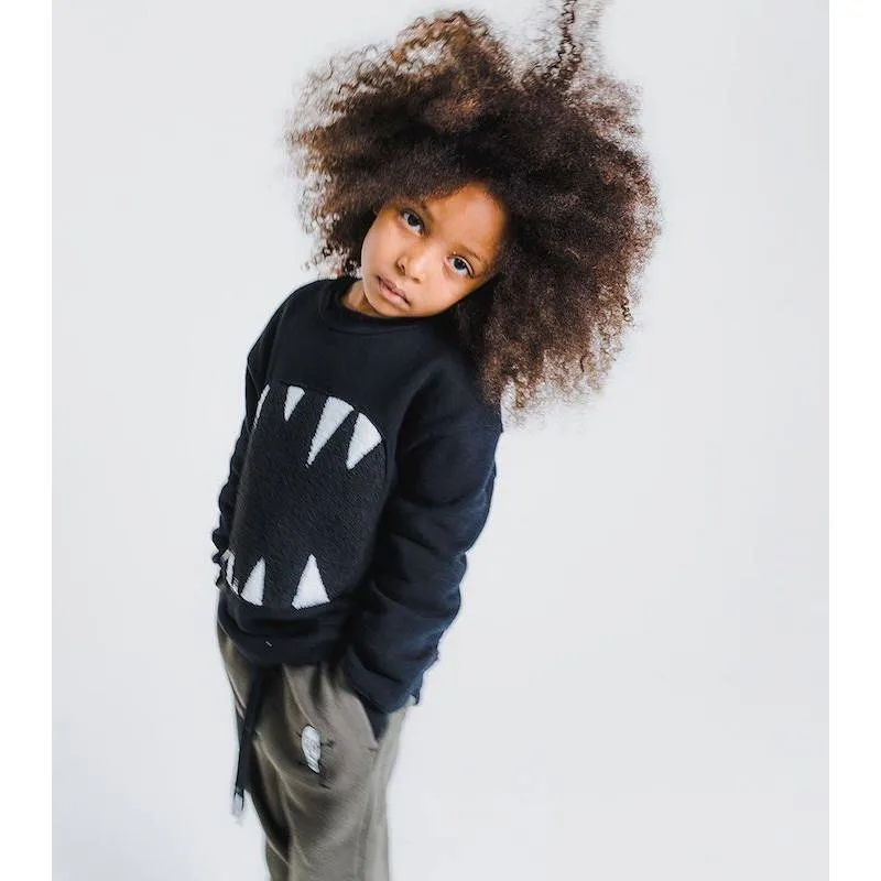 NUNUNU Fuzzy Roar Sweatshirt