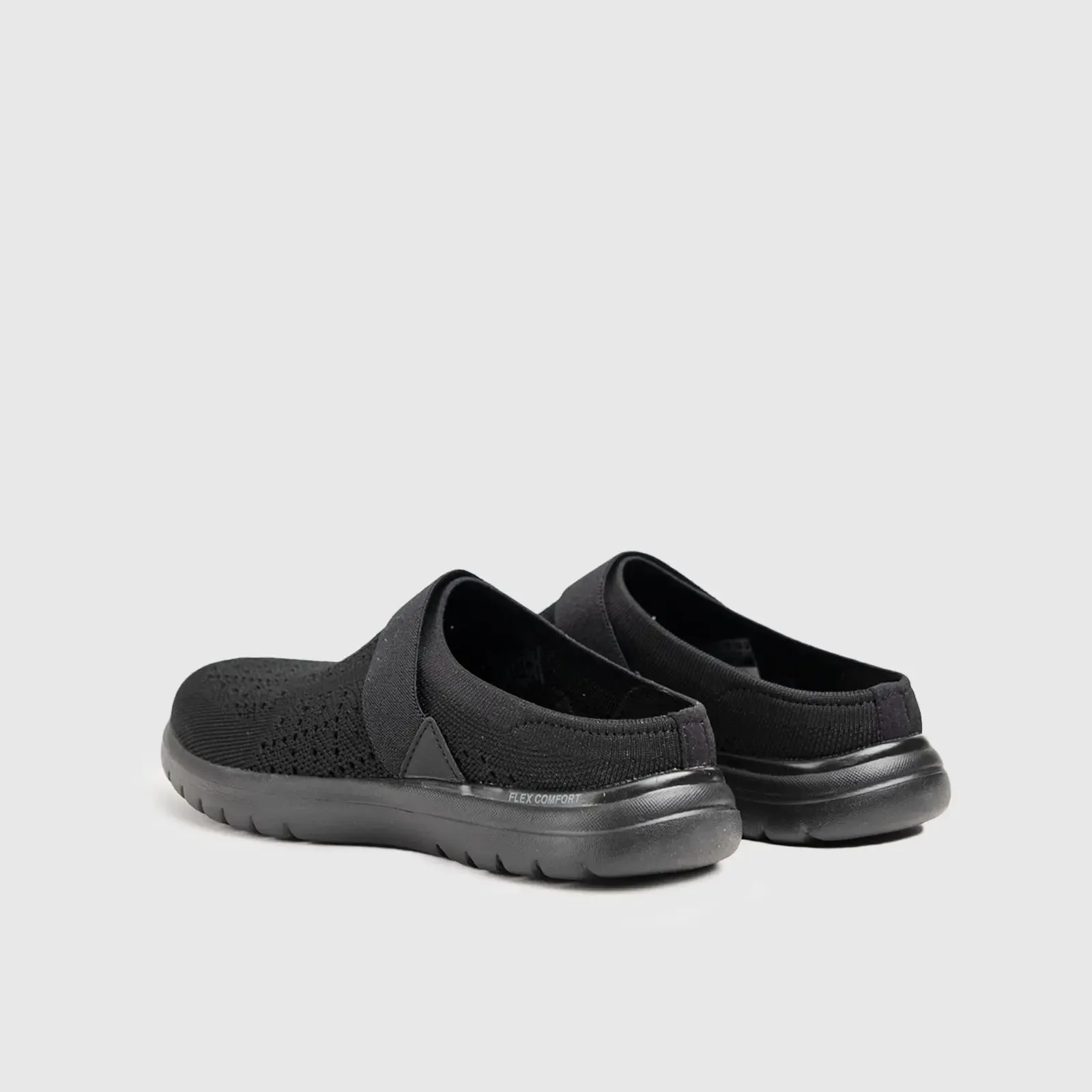 On The Go Flex  Open Back Slip Ons Black 136503