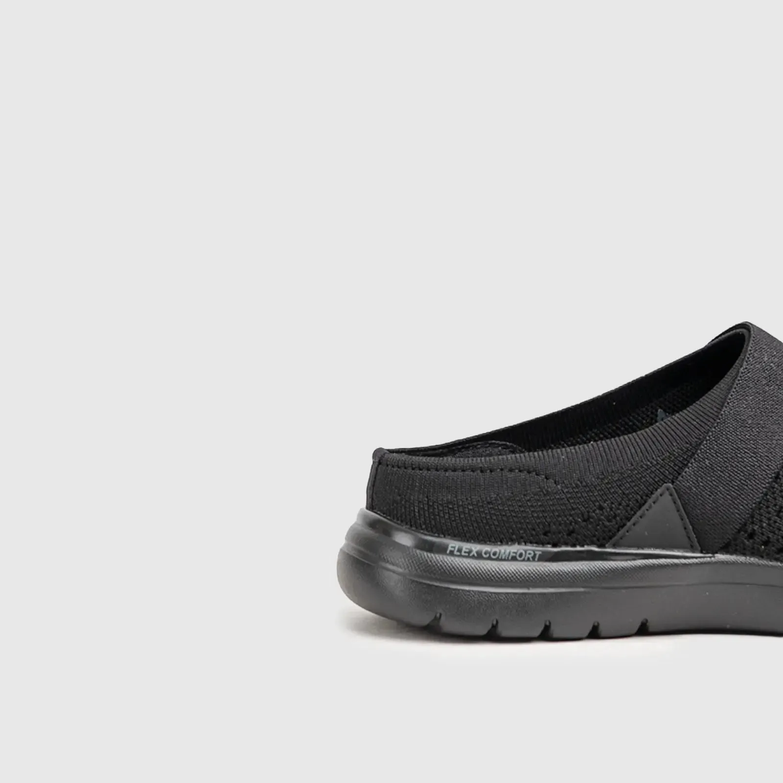 On The Go Flex  Open Back Slip Ons Black 136503
