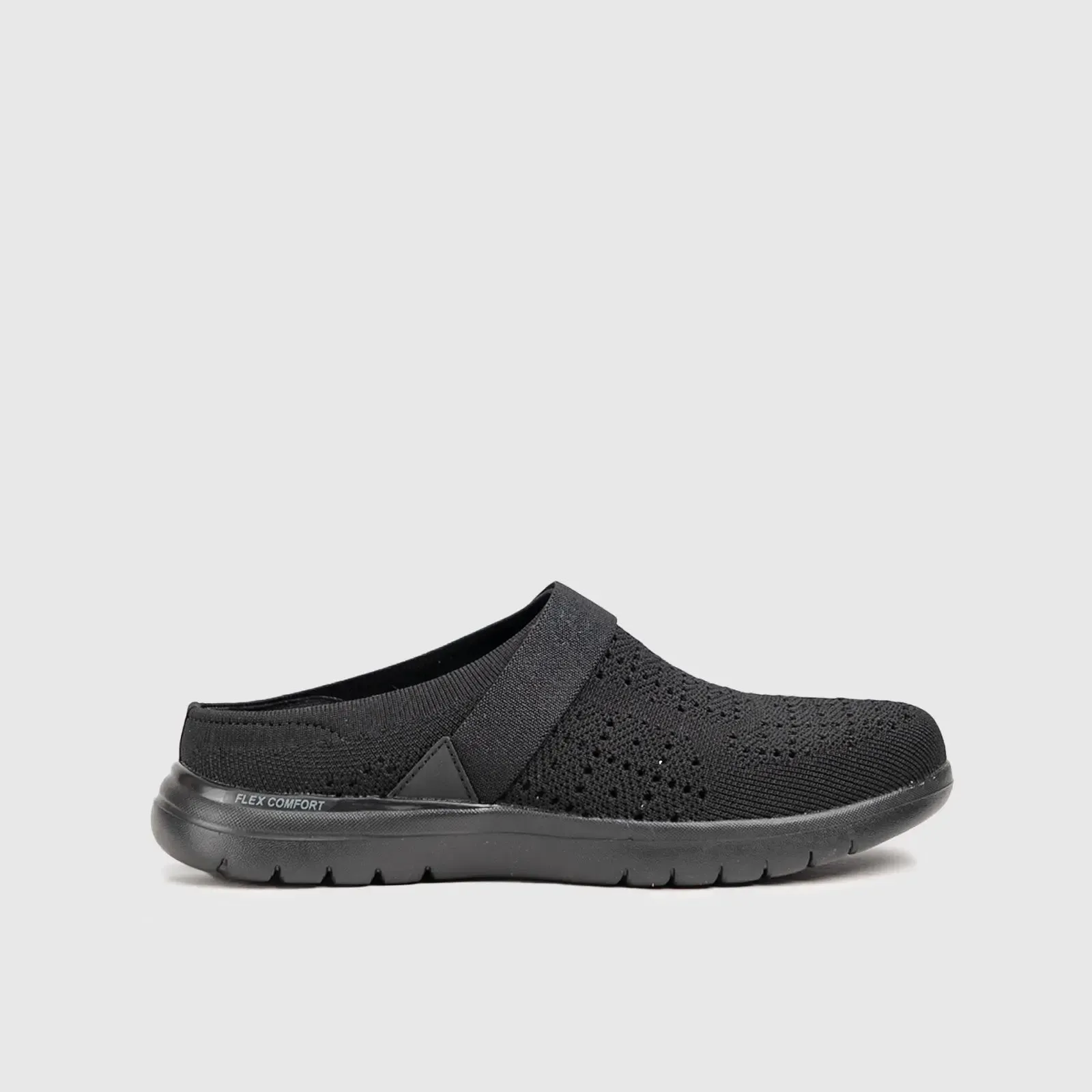 On The Go Flex  Open Back Slip Ons Black 136503