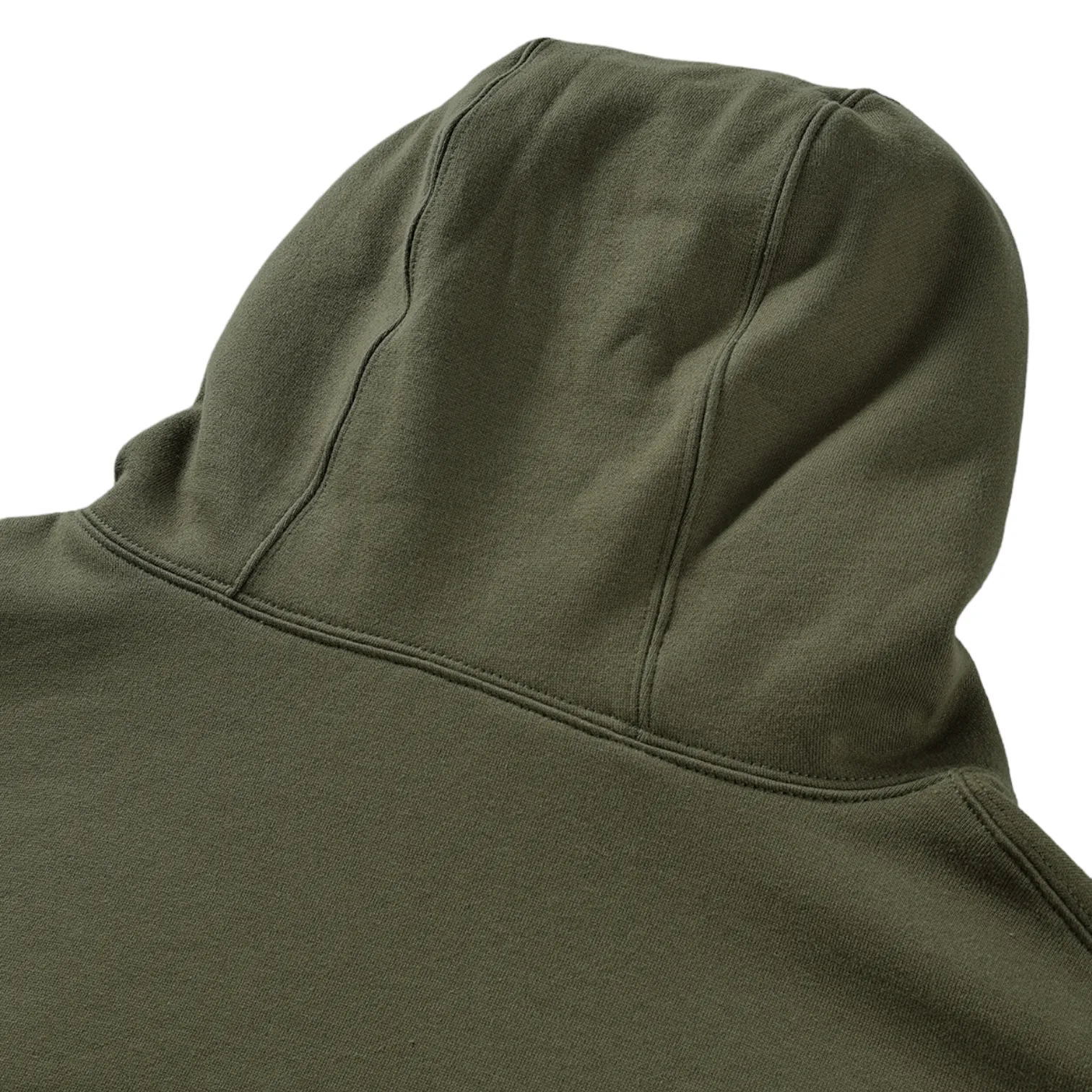 Oversized high neck zip front fleece hoodie