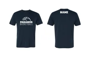 Paramus Basketball Dryfit Performance Tee - Navy