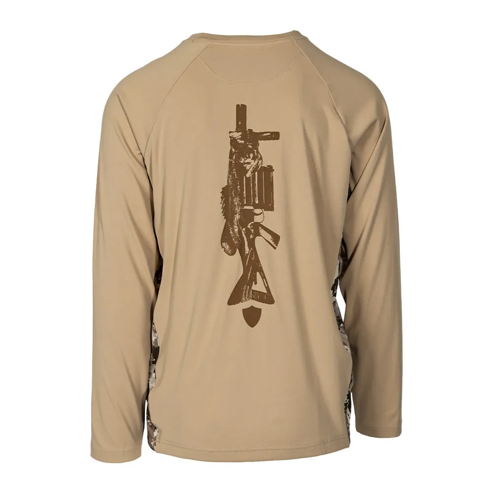 Performance Long Sleeve Shirt | Desert Digi Camo | Bass Grenade PreOrder