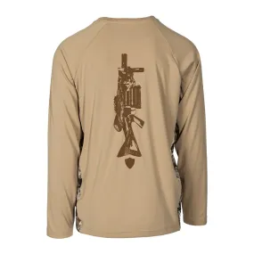 Performance Long Sleeve Shirt | Desert Digi Camo | Bass Grenade PreOrder