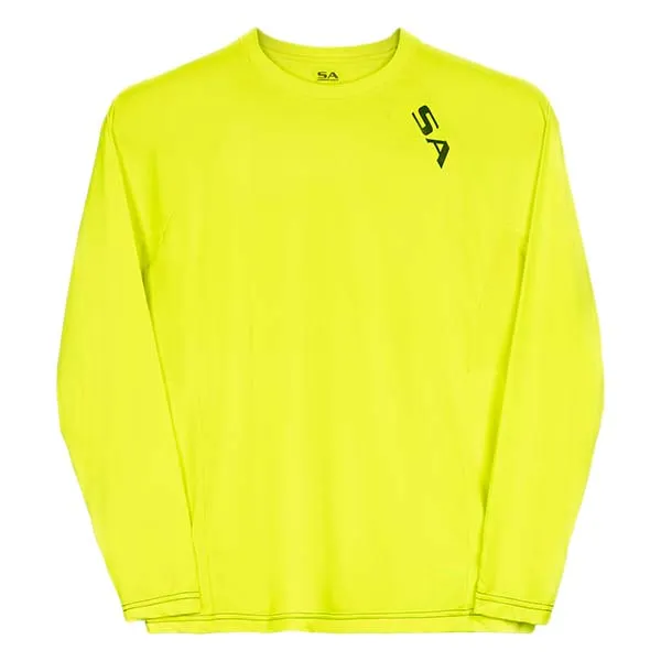 Performance Long Sleeve Shirt | Safety Yellow | SA Logo