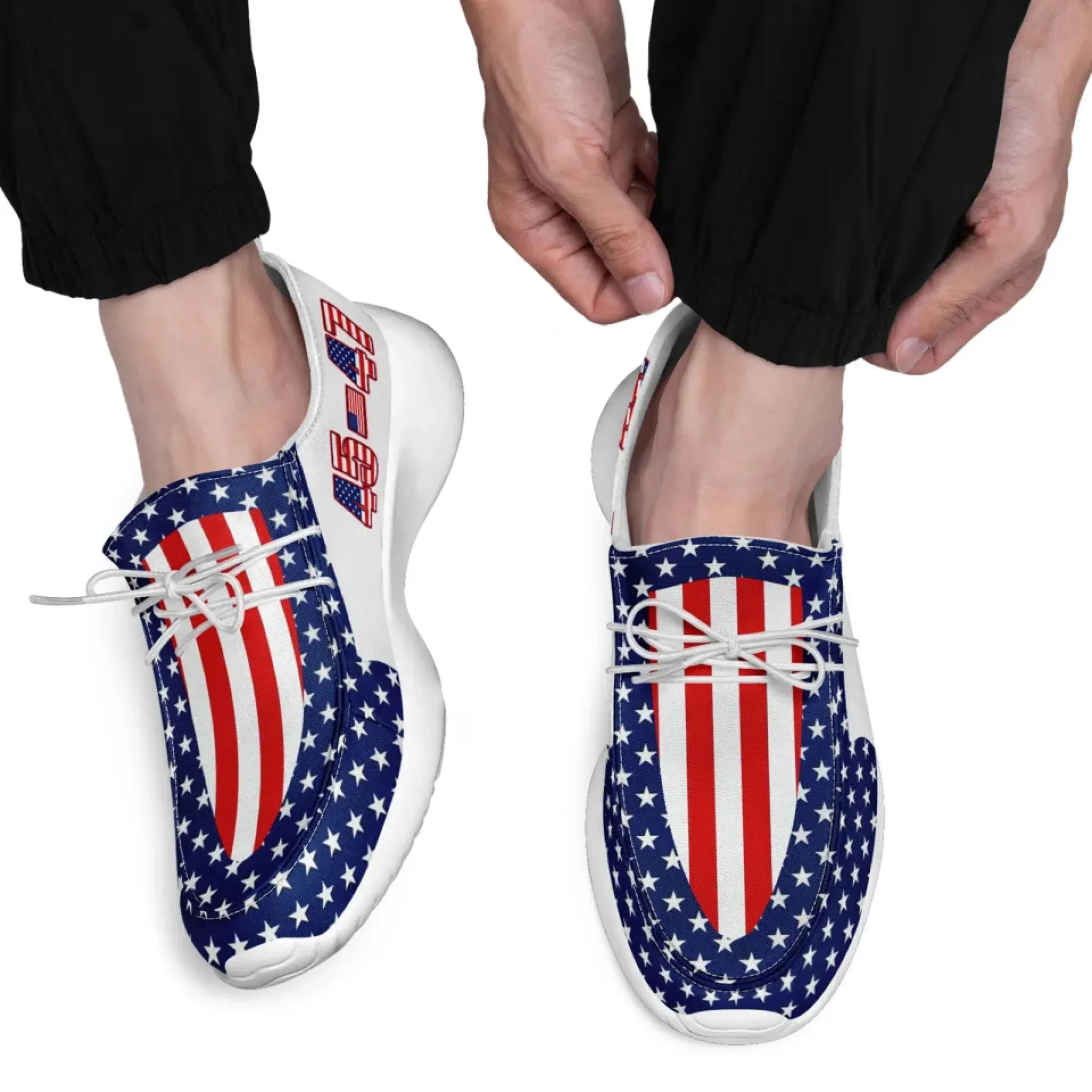 Personalized Trump 45-47 Sneakers, Custom Slip On Casual Shoes, Comfortable Unisex Shoes