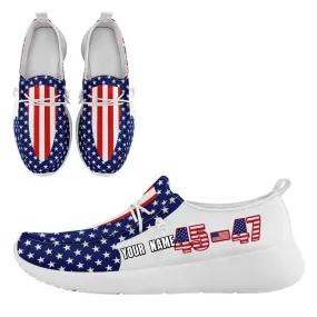 Personalized Trump 45-47 Sneakers, Custom Slip On Casual Shoes, Comfortable Unisex Shoes