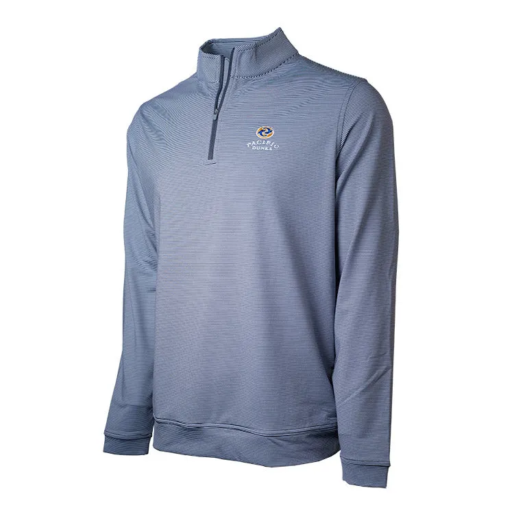 Perth Sugar Stripe Performance 1/4 Zip- All Logos