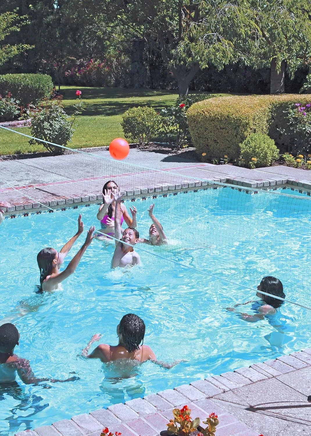 Poolmaster Pro Rebounder Swimming Pool Basketball and Volleyball Game Combo, In-Ground Pool