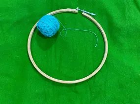 Precut of 0.5 Meter Bright Green Plain Wool Fabric