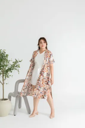 Printed Throw Outerwear (Batik)