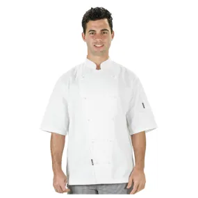 Prochef Jacket, Short Sleeve, White, 2XL