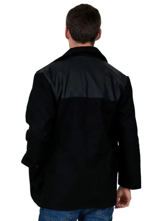 Relco Mens PVC Black Donkey Jackets