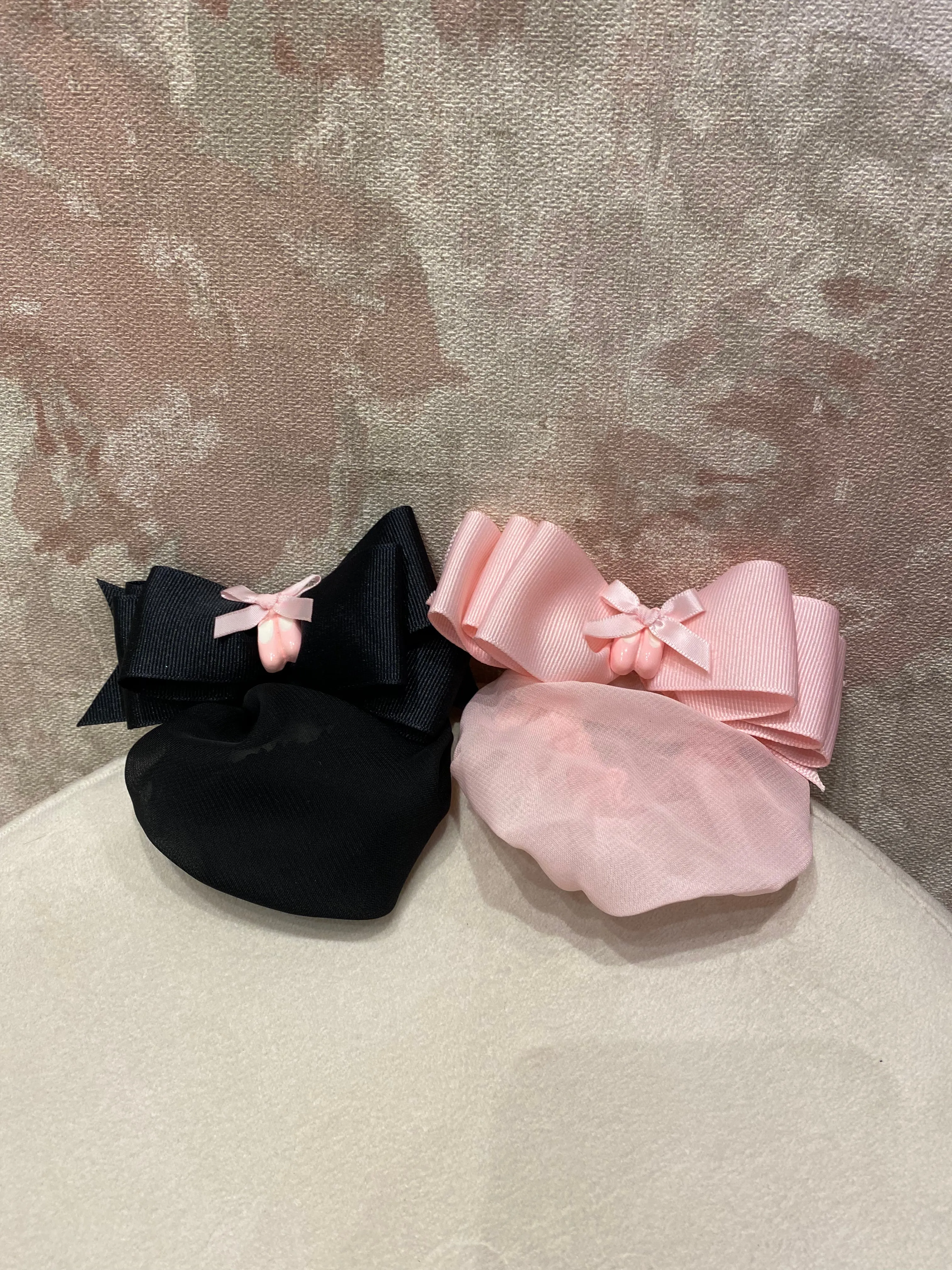 Ribbon/Shoe Accent Snood (Variety of Colors )
