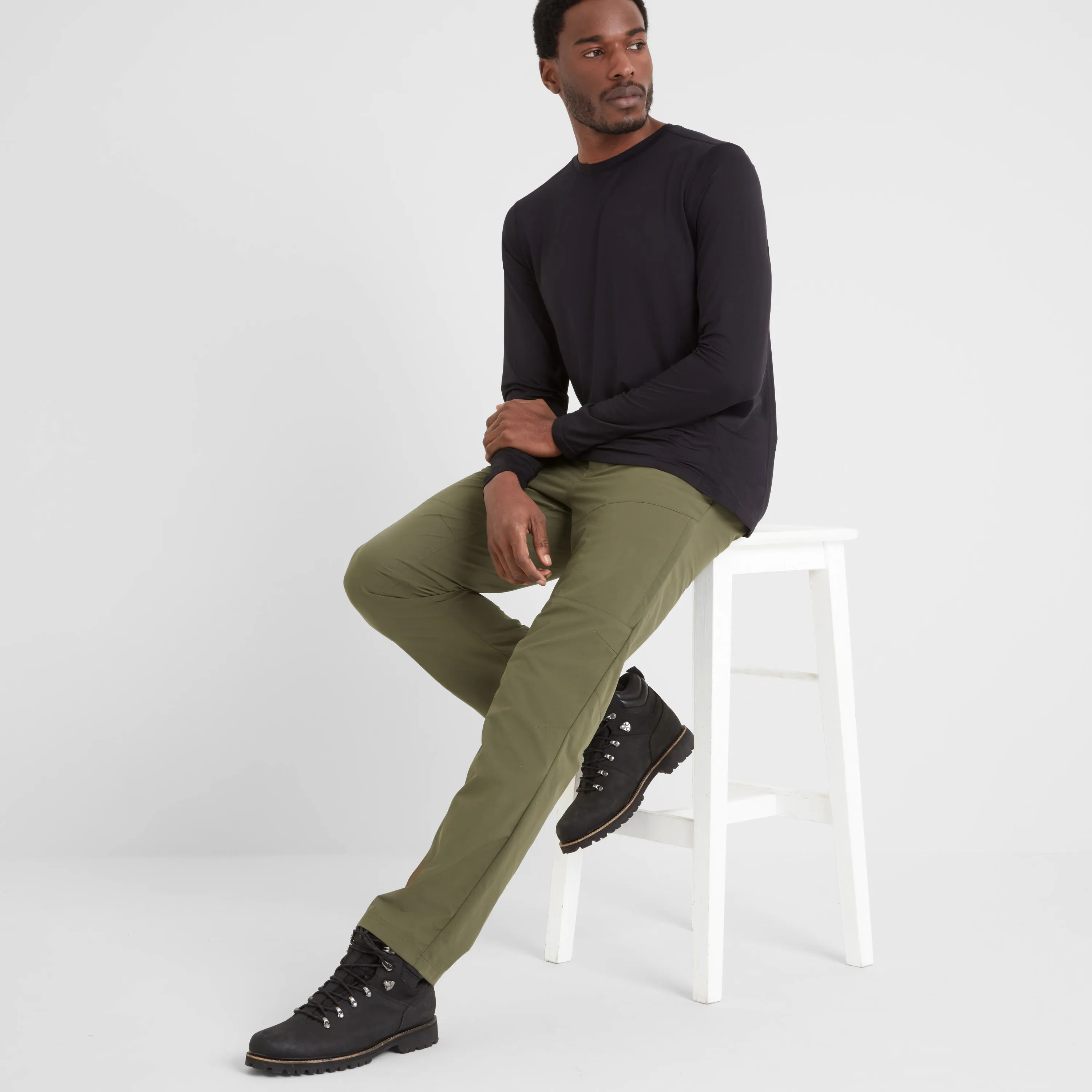 Rowland Mens Trousers Regular - Khaki