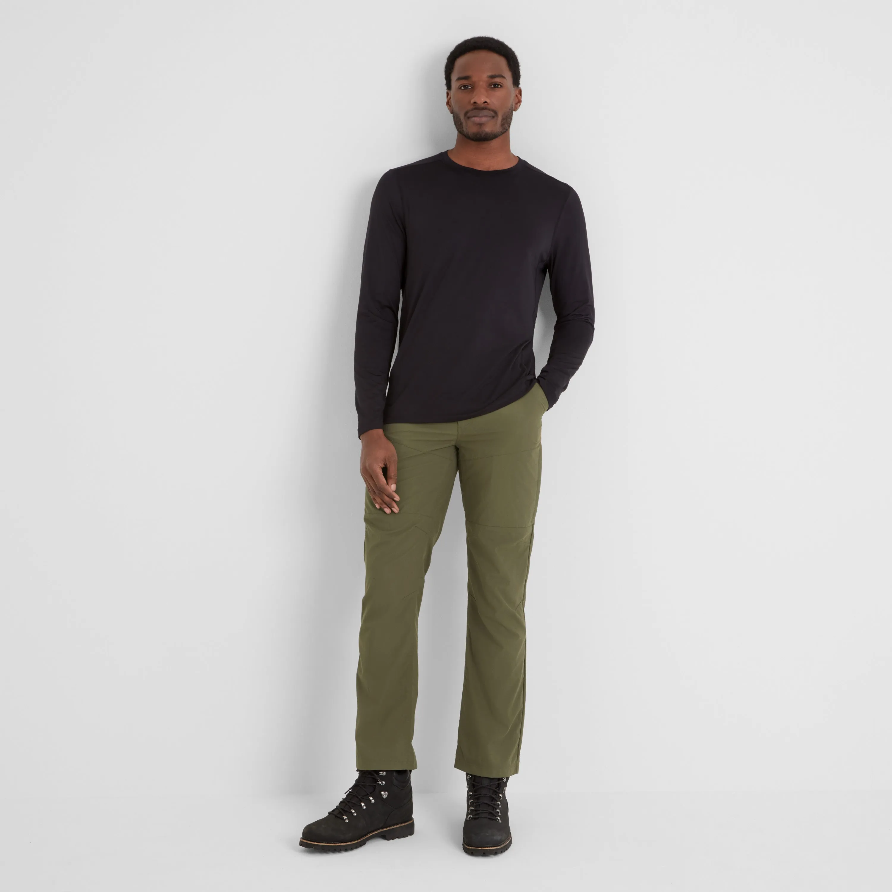Rowland Mens Trousers Regular - Khaki