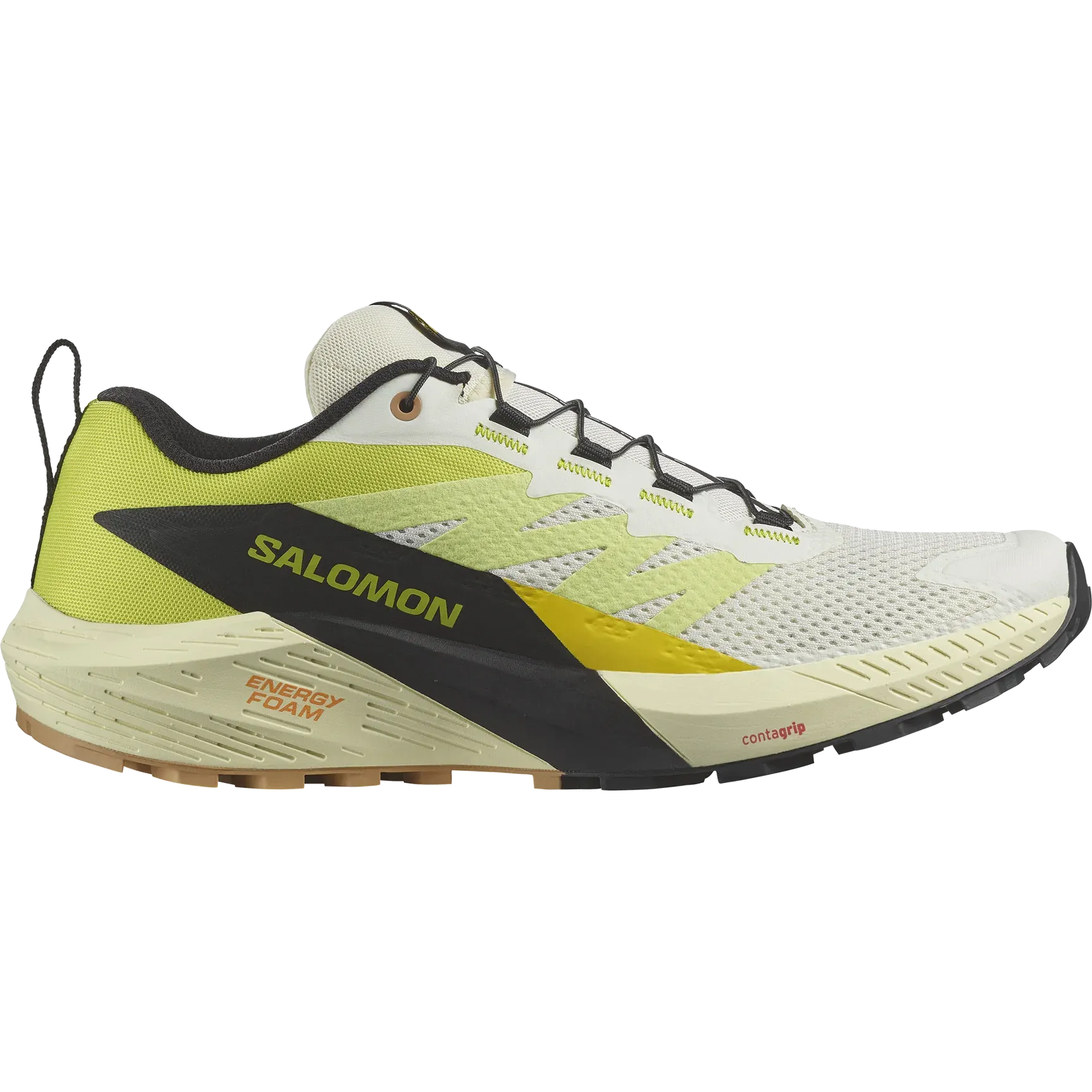 Salomon Sense Ride 5 Shoes (Men's) Vanilla Ice Sulphur Spring Black