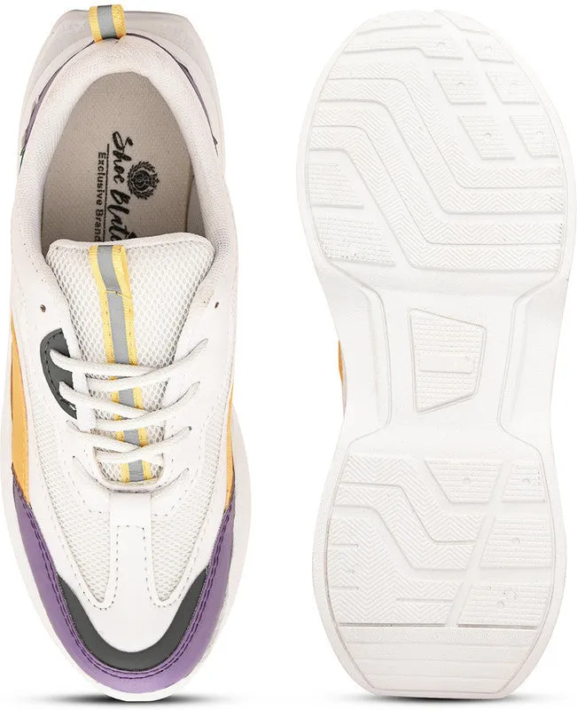 SHOE BLATE Running Shoes For Women (Purple , 6)