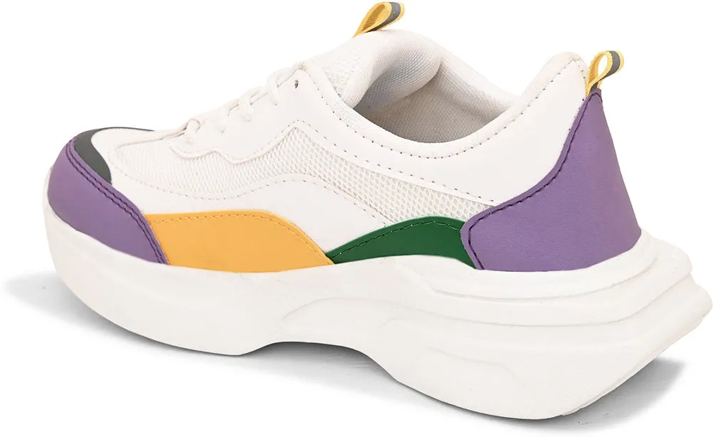 SHOE BLATE Running Shoes For Women (Purple , 6)
