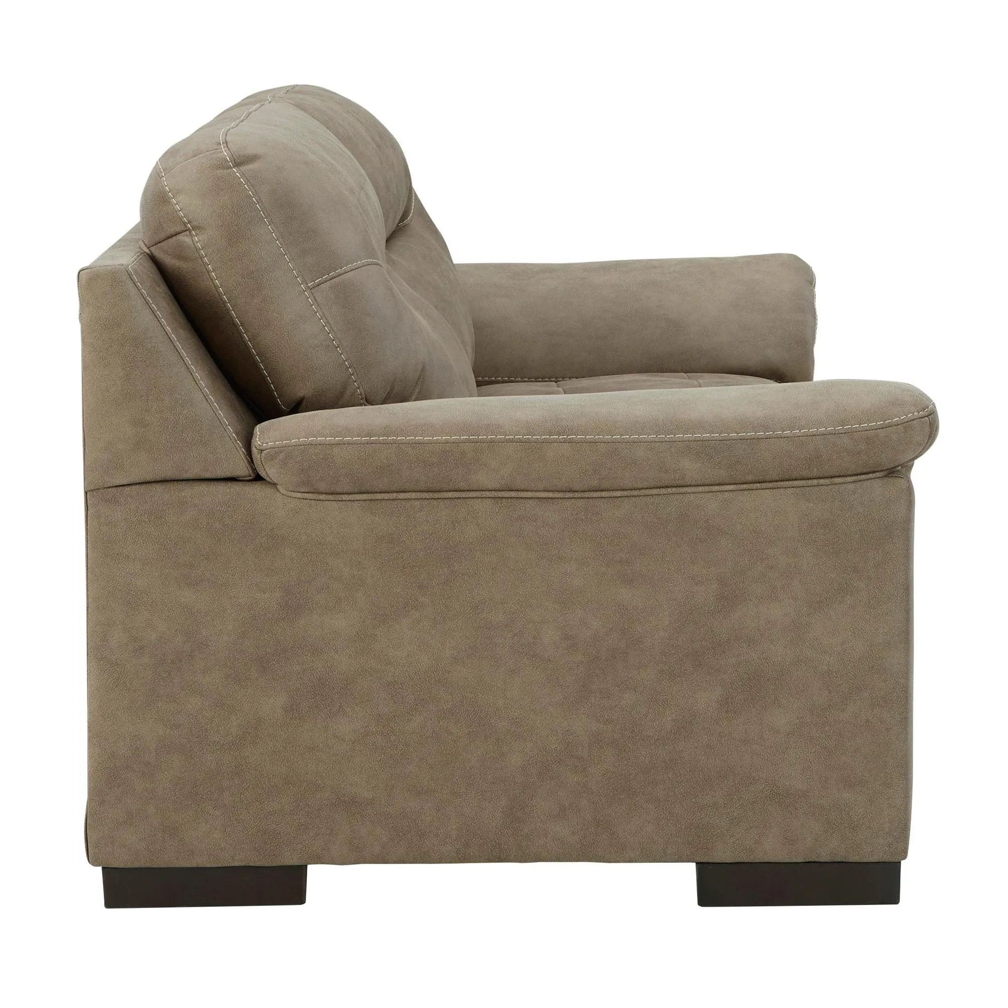 Signature Design by Ashley Maderla Stationary Leather Look Loveseat 6200335