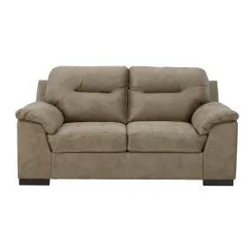 Signature Design by Ashley Maderla Stationary Leather Look Loveseat 6200335