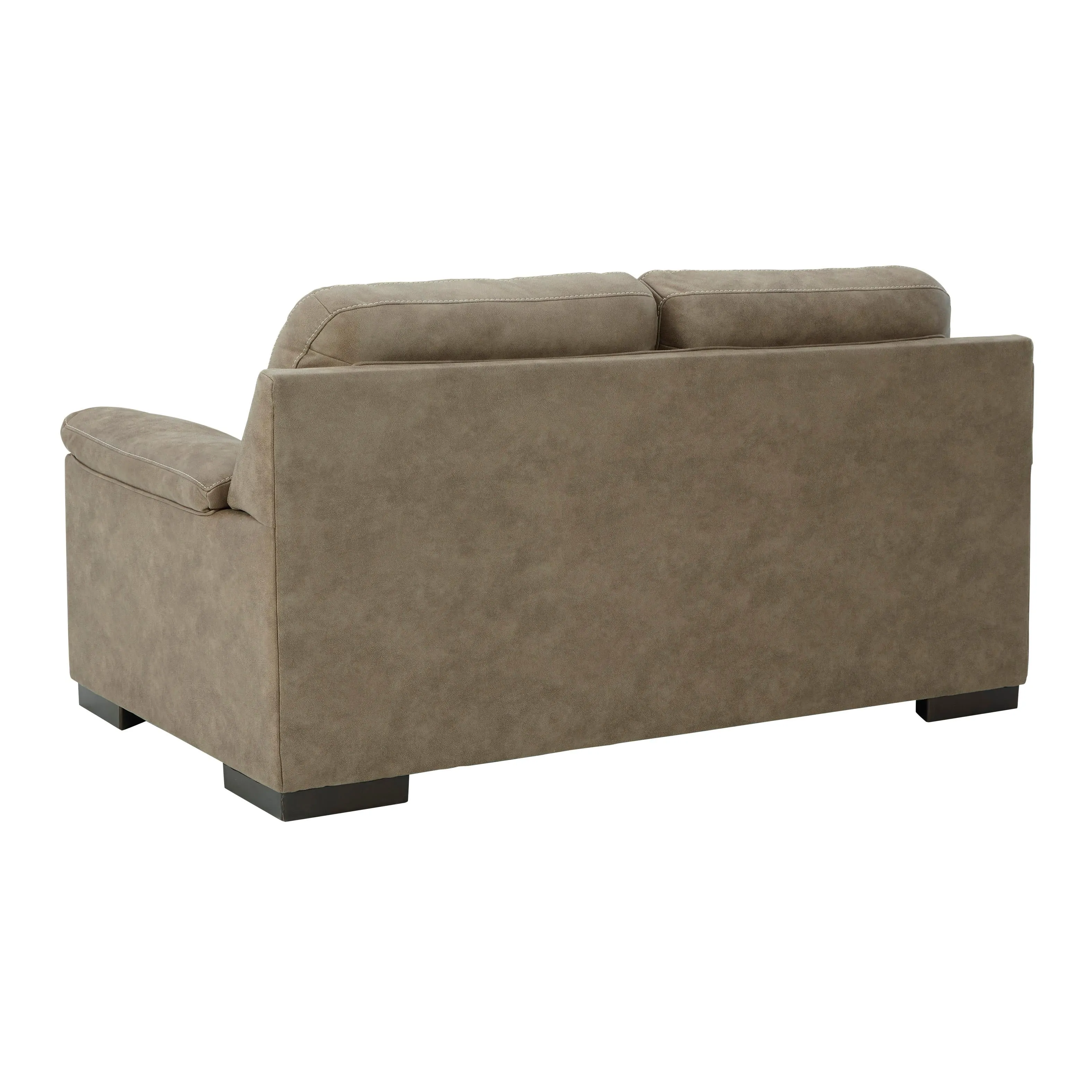 Signature Design by Ashley Maderla Stationary Leather Look Loveseat 6200335