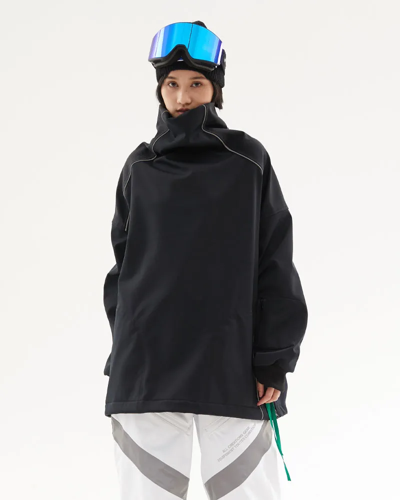 Ski Wear High-Necked Insulated Unisex Sweatershirt