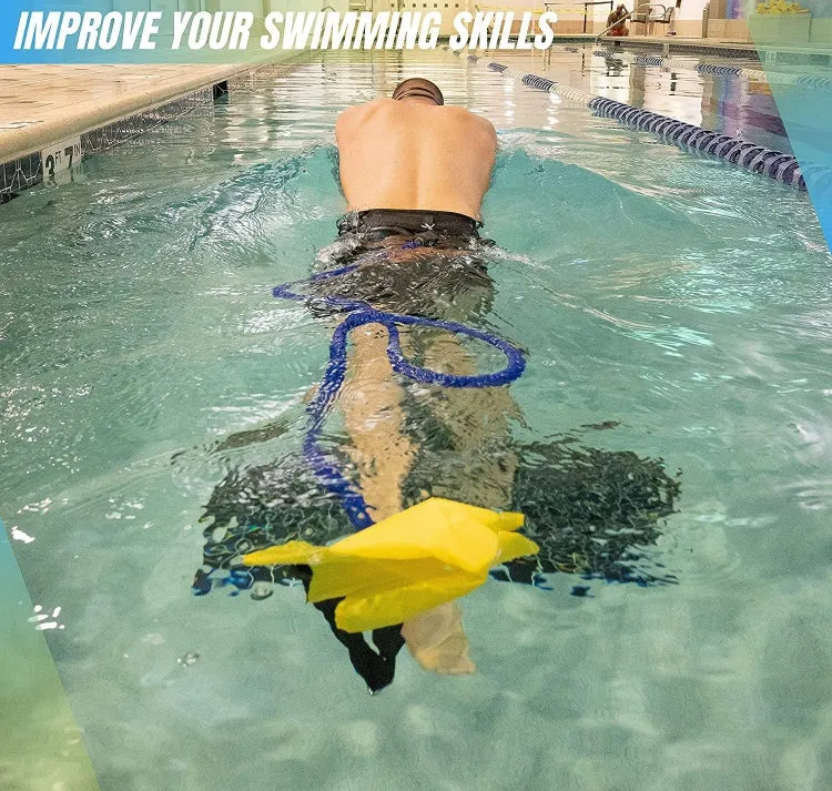 Swimming Strength Training Resistance Umbrella Set, Spec: Adjustable Yellow