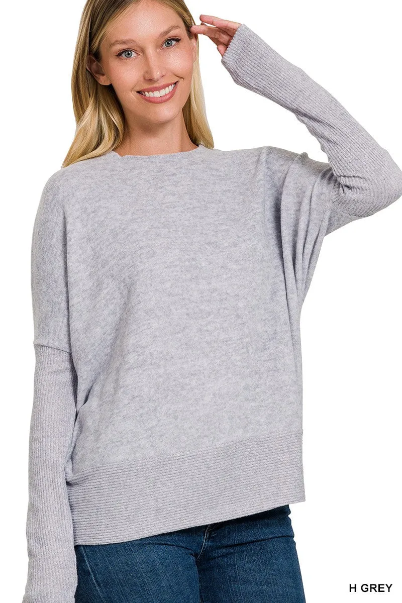 THE ERICA Brushed Melange Hacci Dolman Sweater | Part 2