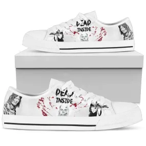 The Walking Dead Dead inside Women's Low Top Sneakers