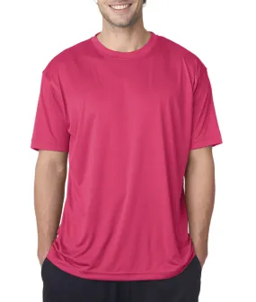 ultraclub(R) men's cool & dry sport performance interlock tee - heliconia (5xl)