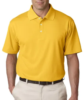 ultraclub(R) men's cool & dry stain-release performance polo - gold (xl)