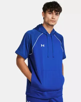 Under Armour Men's Command Warm-Up Short Sleeve Hoodie - Royal
