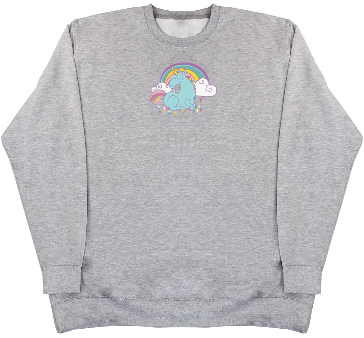 Unicorn Rainbow - Kids Oversized Comfy Sweater