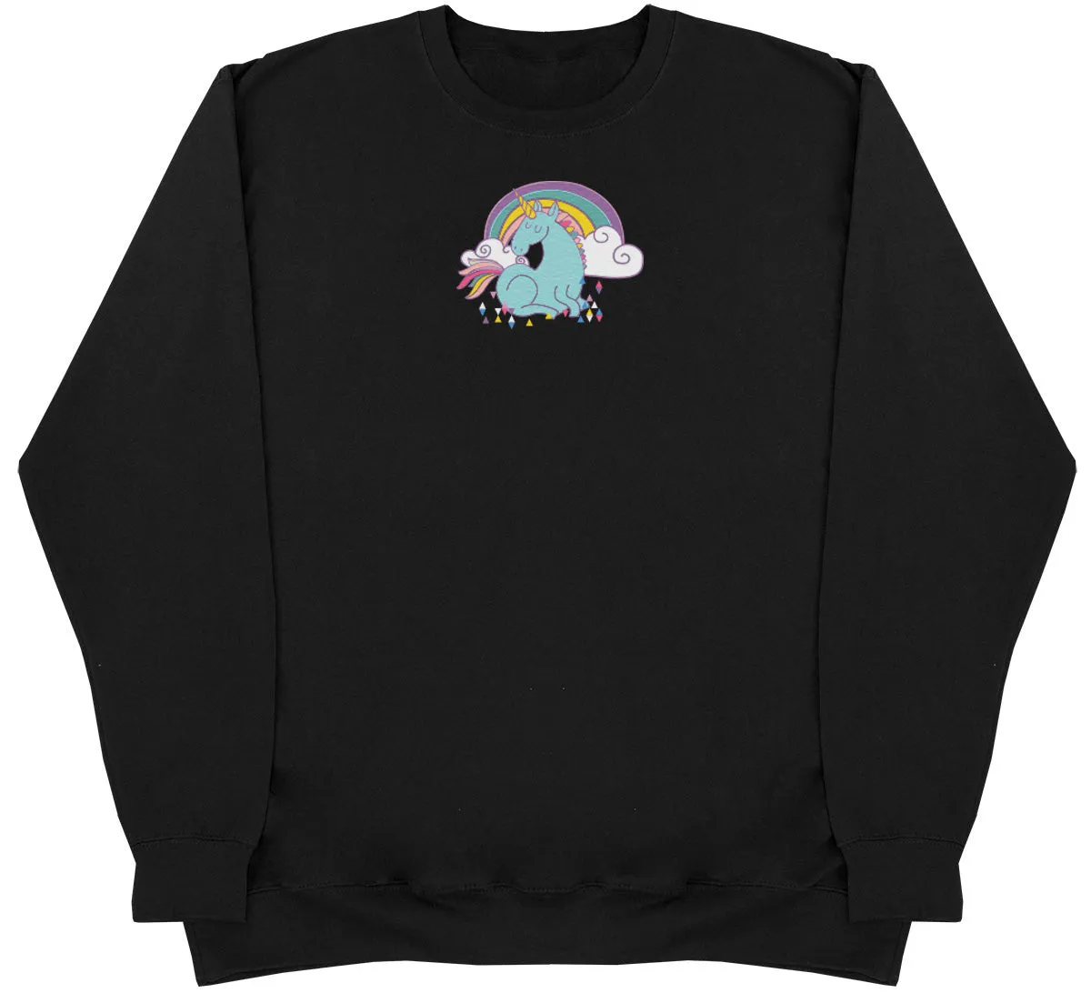 Unicorn Rainbow - Kids Oversized Comfy Sweater