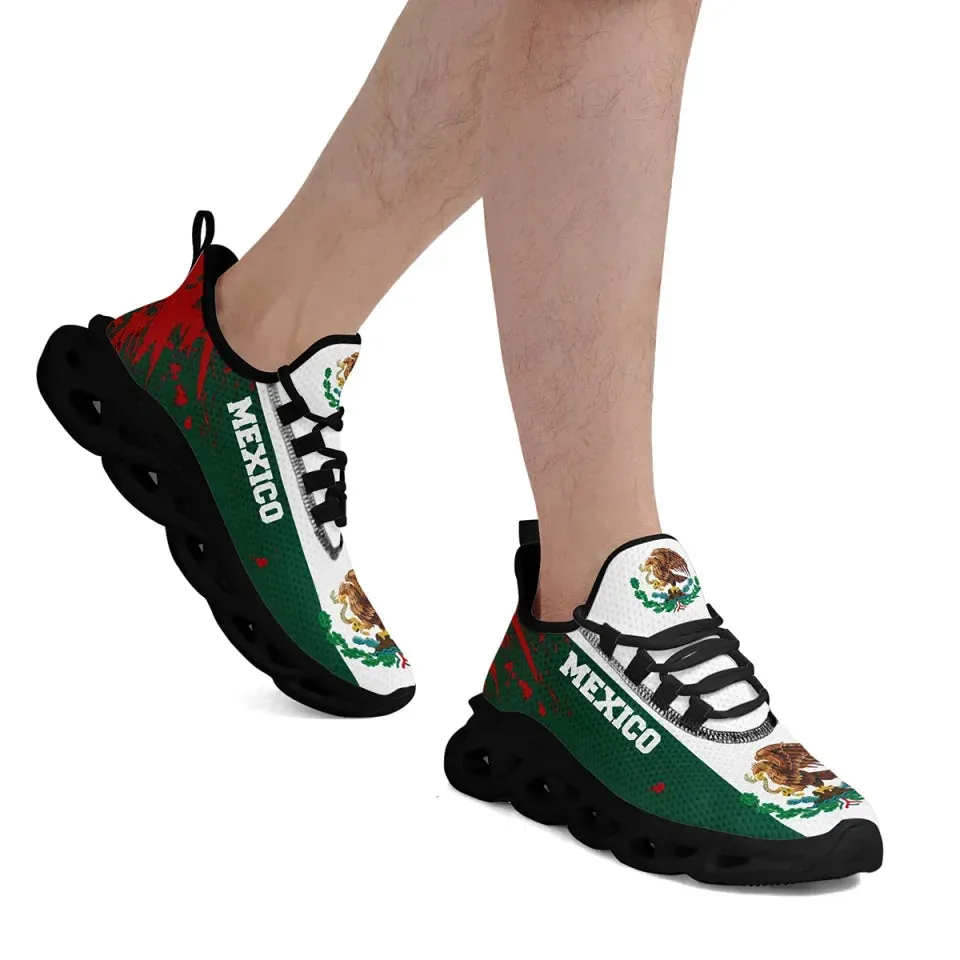 Unique Gift,Mexico Shoes for Men Women Mexican MX National Flag Tennis Sneakers Running Walking Shoes Gifts for Boy Girl