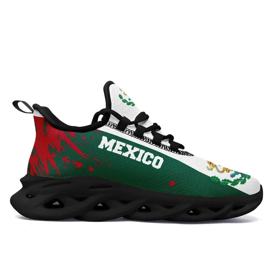 Unique Gift,Mexico Shoes for Men Women Mexican MX National Flag Tennis Sneakers Running Walking Shoes Gifts for Boy Girl