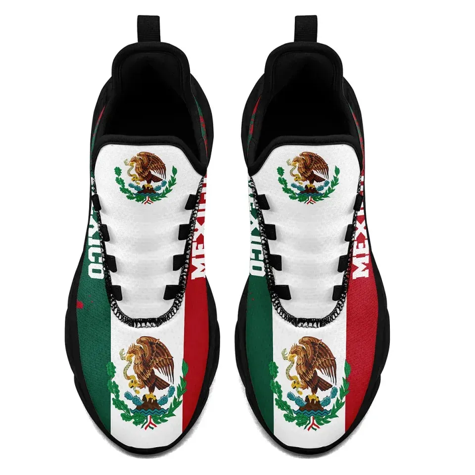 Unique Gift,Mexico Shoes for Men Women Mexican MX National Flag Tennis Sneakers Running Walking Shoes Gifts for Boy Girl