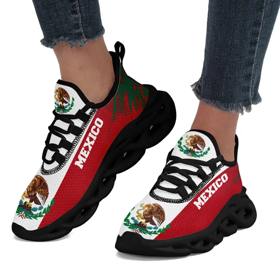 Unique Gift,Mexico Shoes for Men Women Mexican MX National Flag Tennis Sneakers Running Walking Shoes Gifts for Boy Girl
