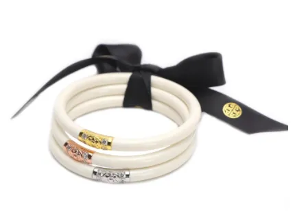 White 3 Kings All Weather Bangles