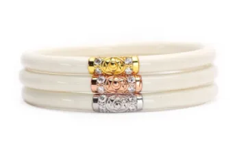 White 3 Kings All Weather Bangles
