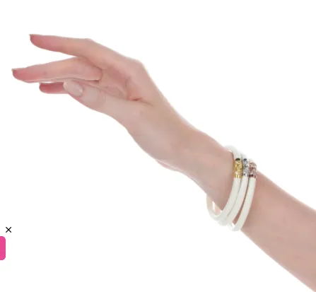 White 3 Kings All Weather Bangles