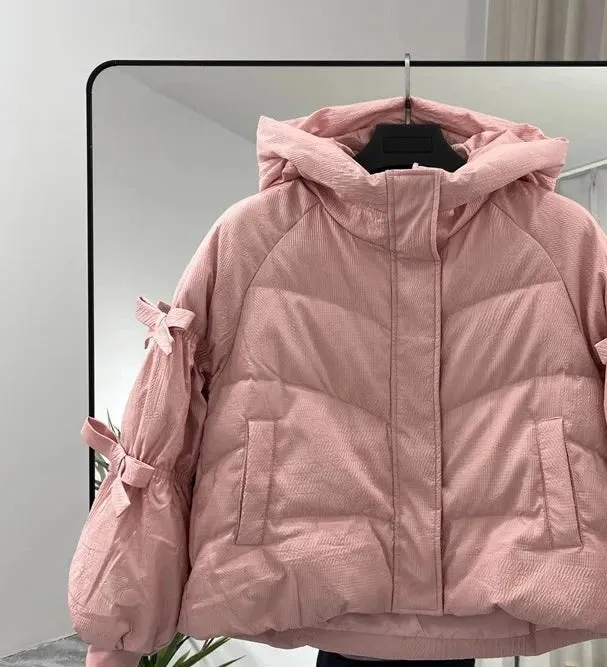 Women Puffed Full Sleeved Hoodies