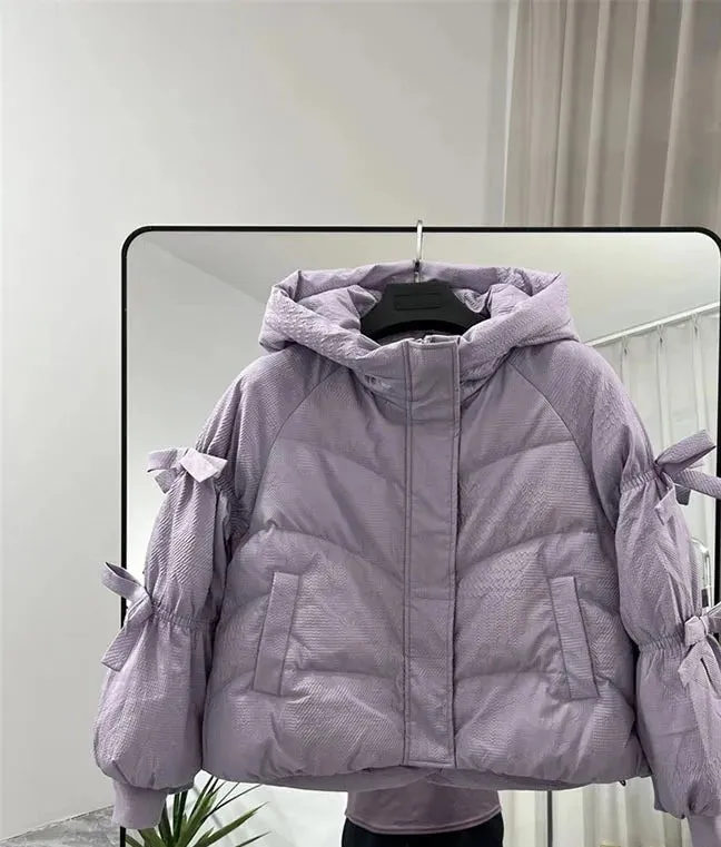 Women Puffed Full Sleeved Hoodies