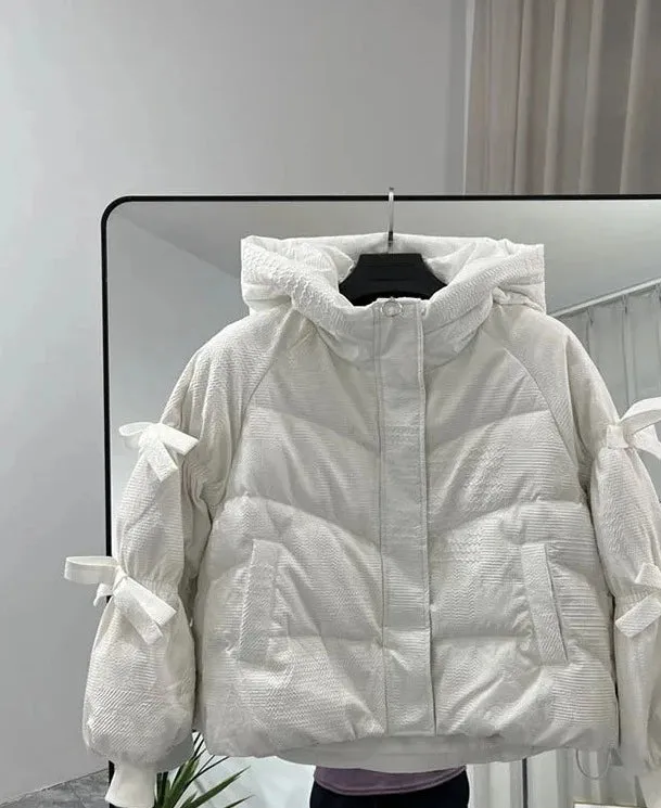 Women Puffed Full Sleeved Hoodies