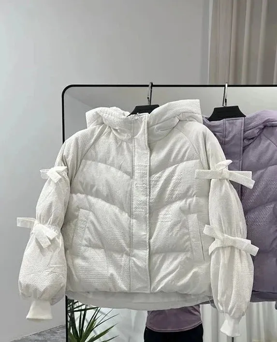 Women Puffed Full Sleeved Hoodies