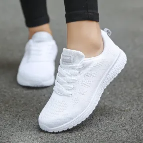 Women's Fashion Casual Shoes – Breathable Walking Mesh Flat Sneakers