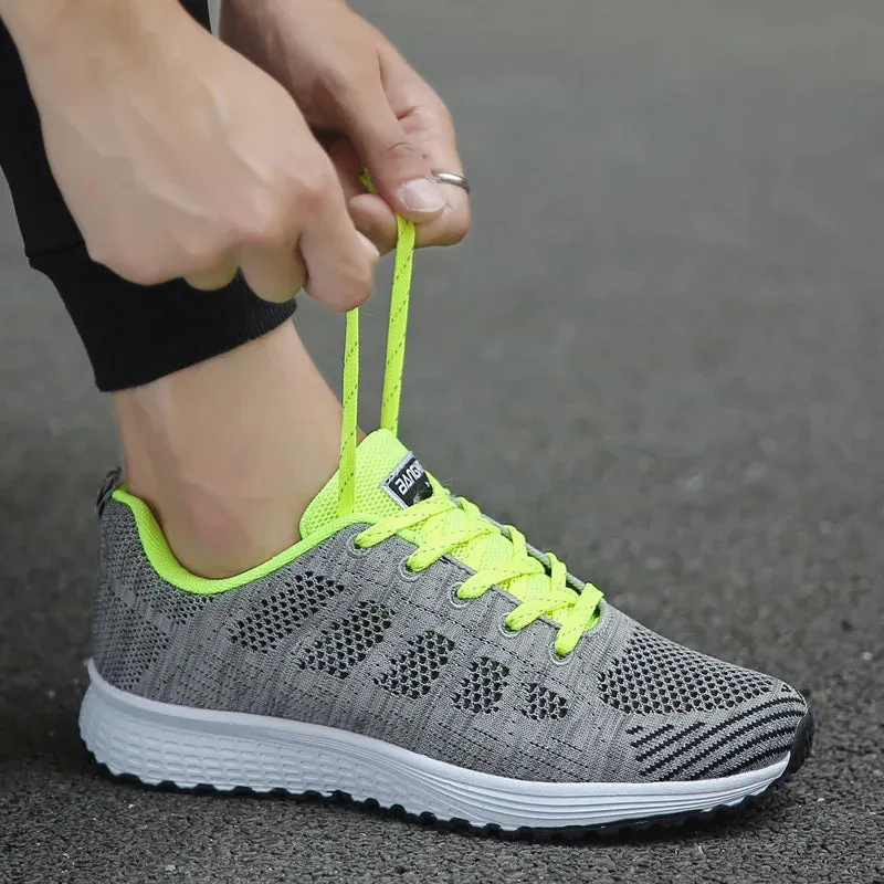 Women's Fashion Casual Shoes – Breathable Walking Mesh Flat Sneakers