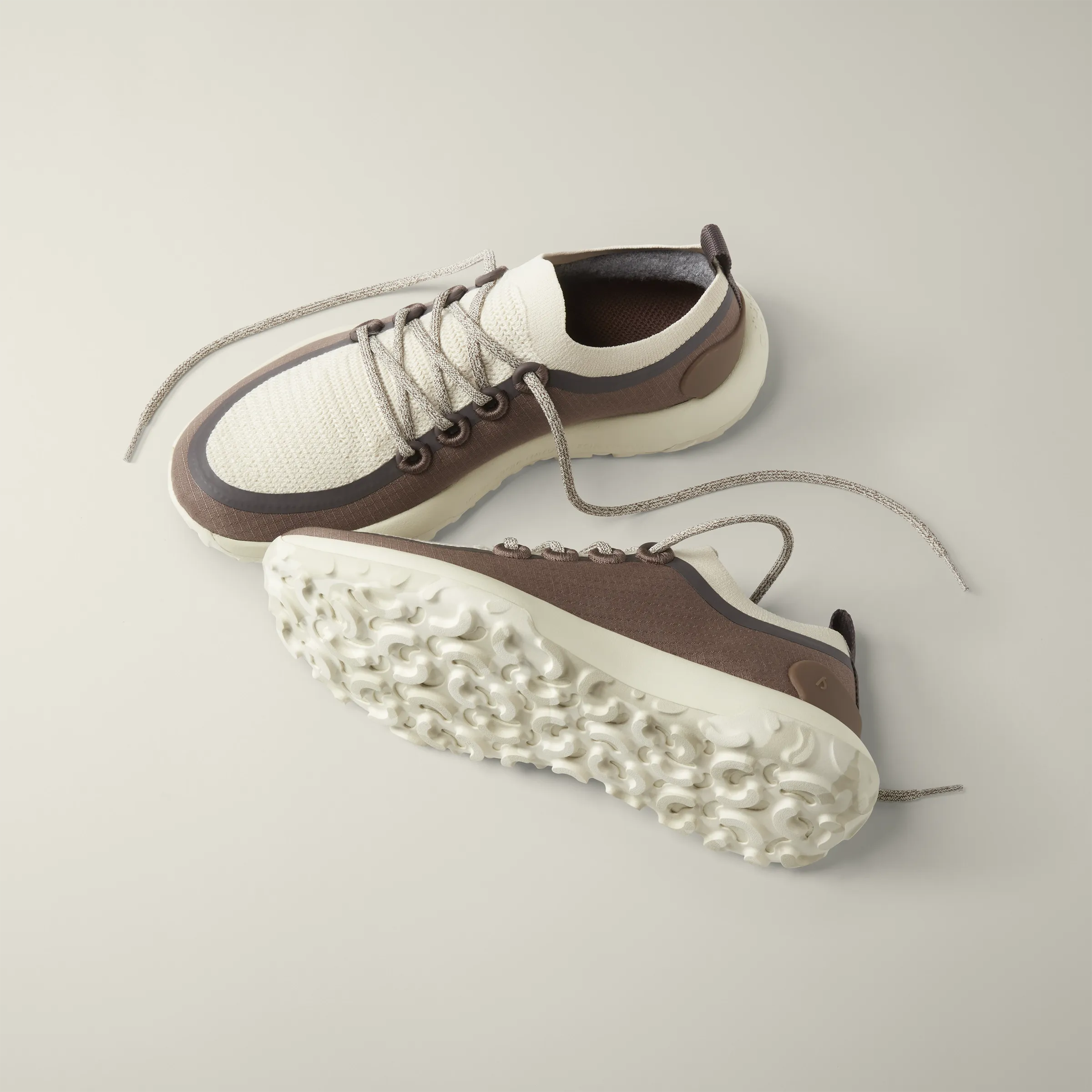 Women's Trail Runners - Hazy Cocoa/Dark Cocoa (Stony Cream Sole)